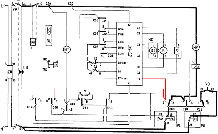 Схема стиральной машины whirlpool